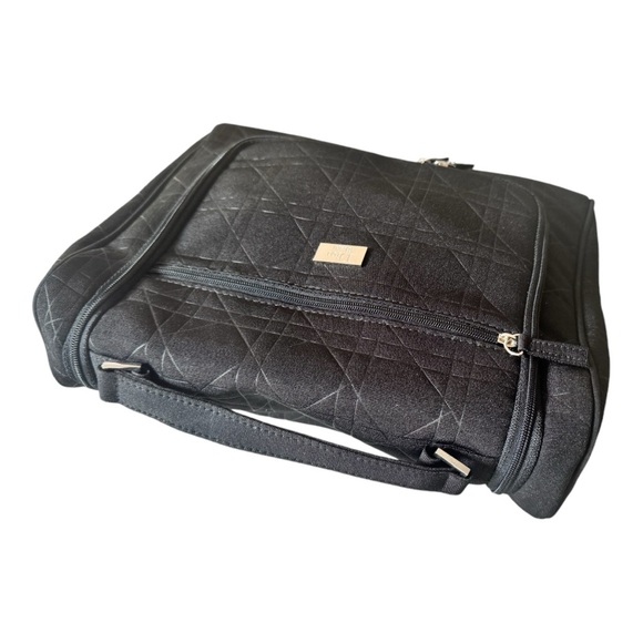 Christian Dior Black Quilted Cannage Large Toiletry Bag - Picture 6 of 12